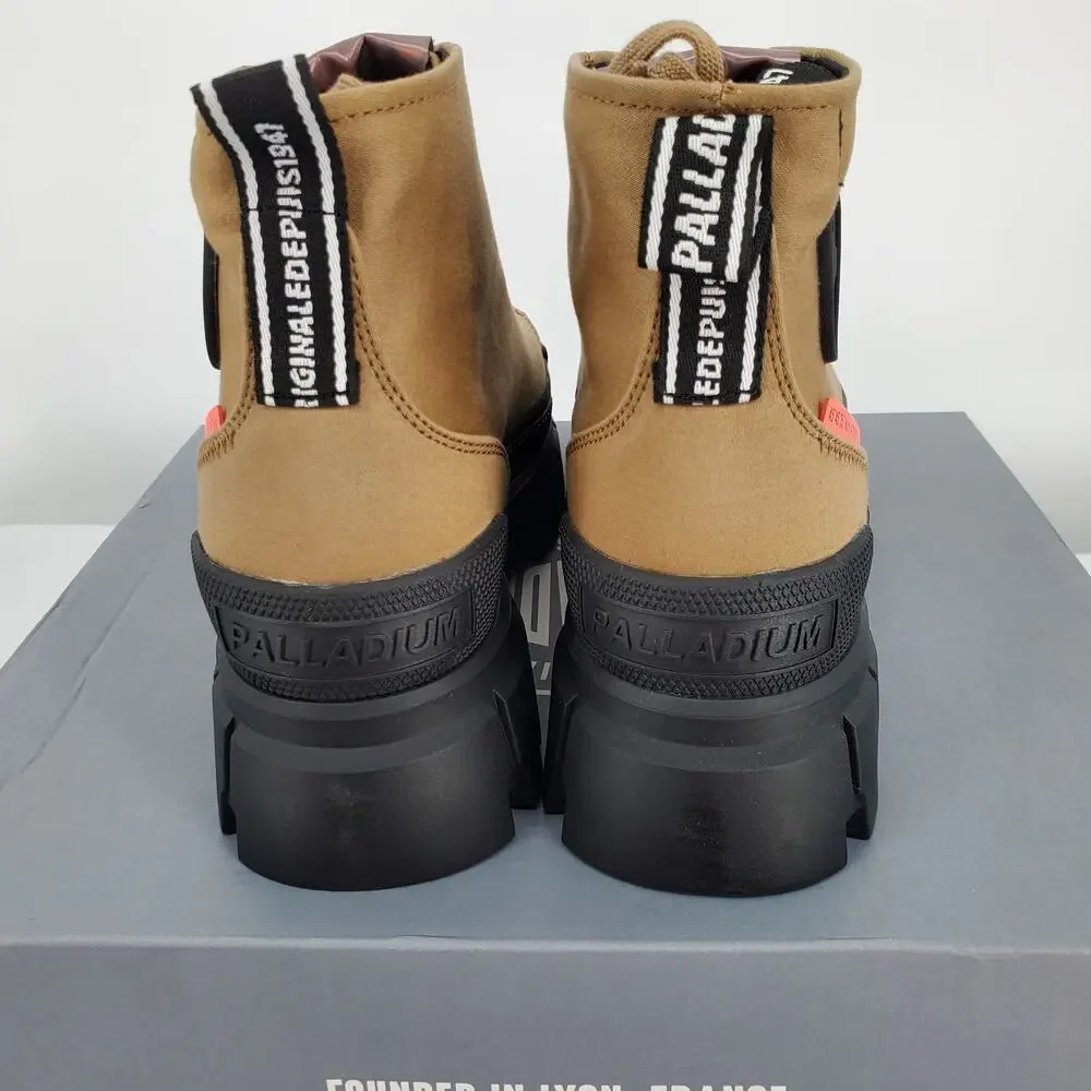 Palladium‎ Revolt HI TX Platform Boots Olive 97242-307-M Womens 6 New